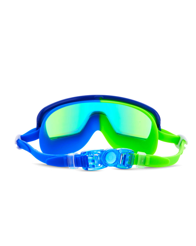 beam of light boys swim goggles in bypass blue angle 3