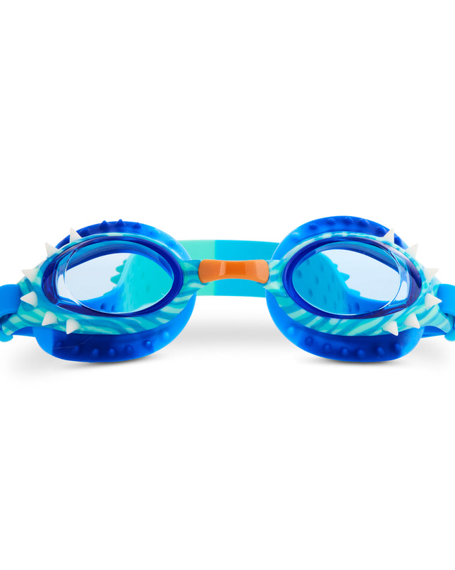 dino dive boys swim goggles in t rex tan angle 1