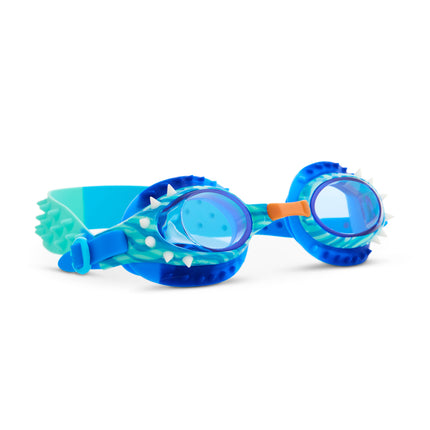 dino dive boys swim goggles in t rex tan angle 2