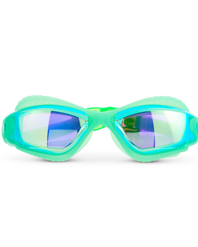 explore the pool kids swim goggles in sea green angle 1