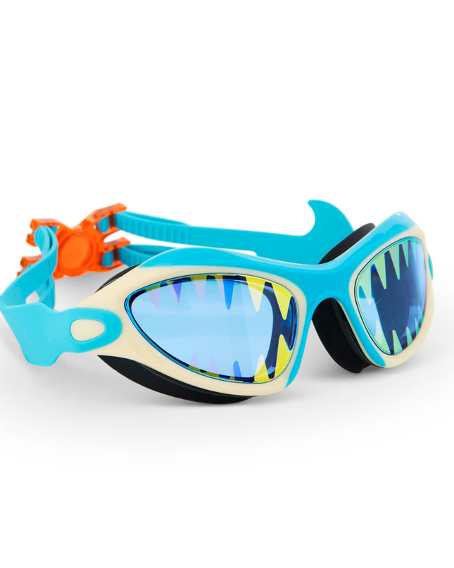 Shark Tooth White Megamouth Kids' Swim Goggles