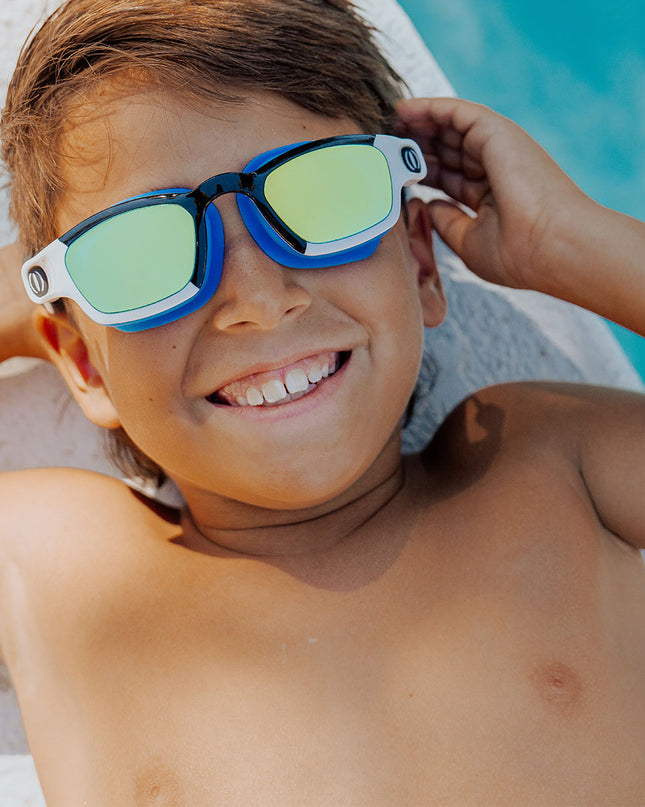 Phantom Surfer Short Fin Shark Boy Kids' Swim Goggles