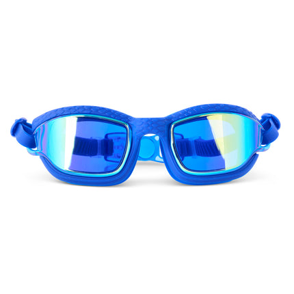 Streamline Swim Goggles in deep tides showing textured frame and mirrored lens