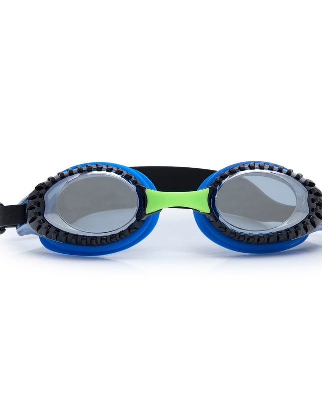 get-set-green-turbo-drive-kids-swim-goggles-anti-fog-lenses-UV-protection-race-car-design-adjustable-strap
