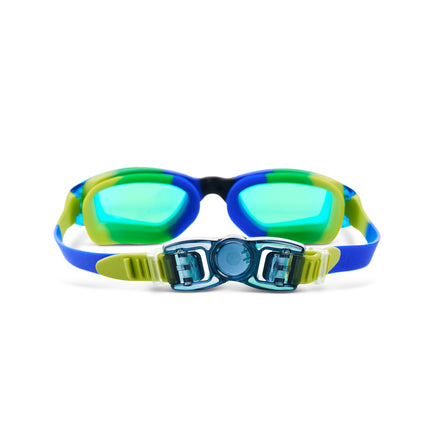 back view of Voyage Swim Goggles showing back clip and strap