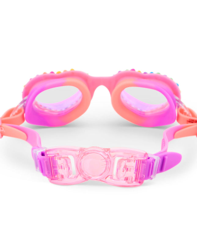 Be True Pink Candy Heart Kids' Swim Goggles