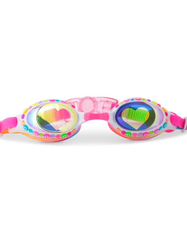 Positively Pink Smile Girl Kids' Swim Goggles