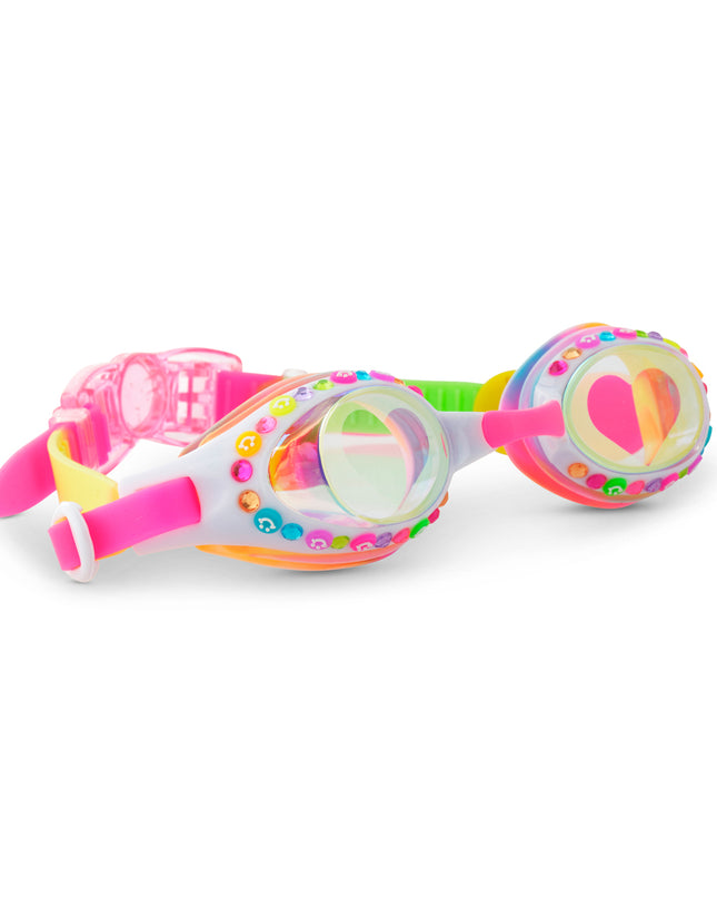 Positively Pink Smile Girl Kids' Swim Goggles