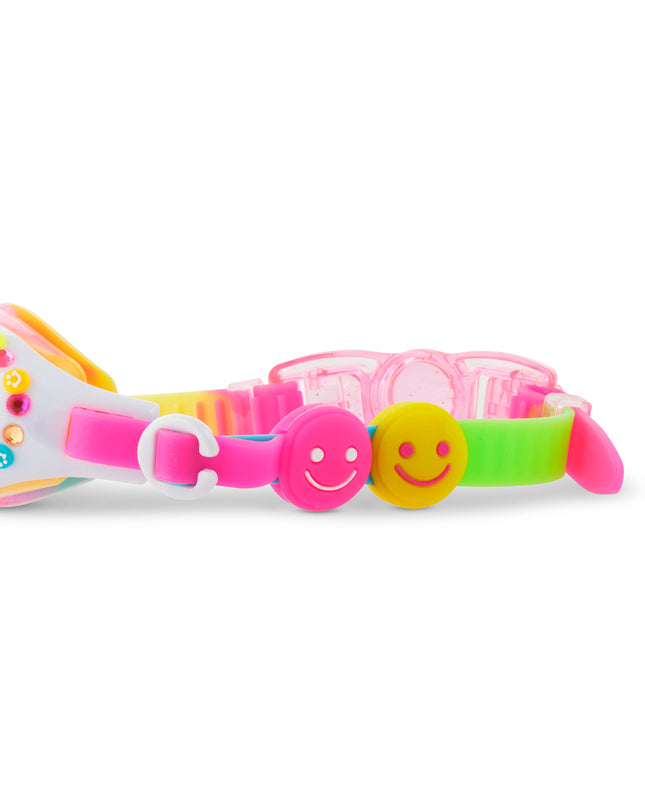 Positively Pink Smile Girl Kids' Swim Goggles