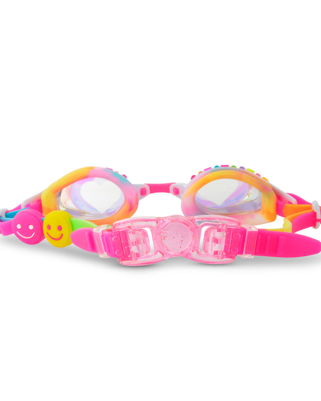 Positively Pink Smile Girl Kids' Swim Goggles