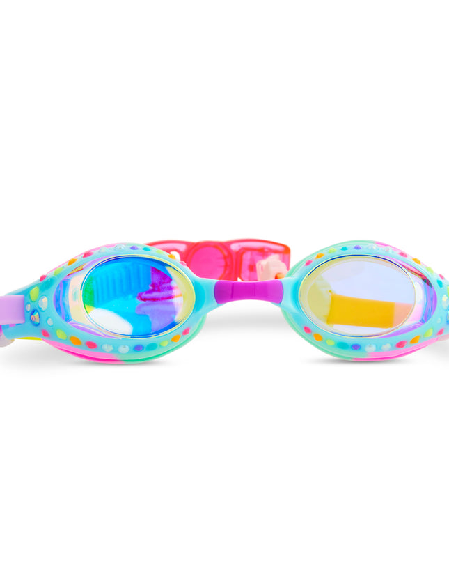Barrier Reef Blue Tropical Getaway Girl Kids' Swim Goggles