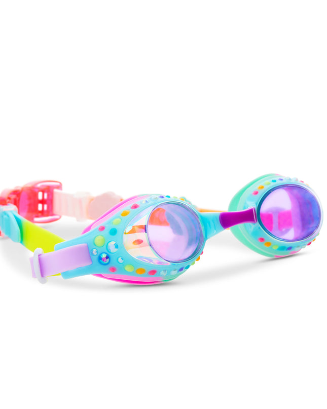 Barrier Reef Blue Tropical Getaway Girl Kids' Swim Goggles