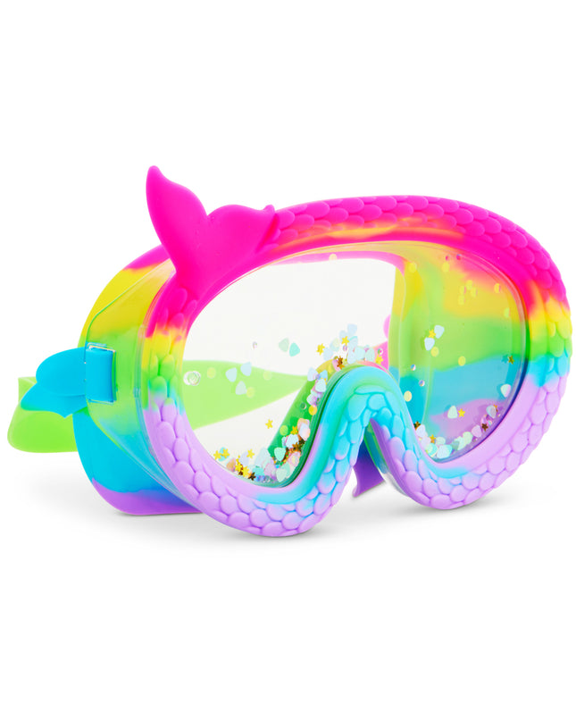 mermaid's cove kids swim mask in splash n shimmer angle 2