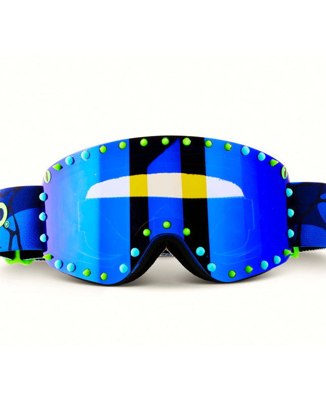 Shining Blue Kids' Ski Goggles