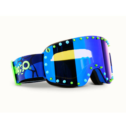 Shining Blue Kids' Ski Goggles