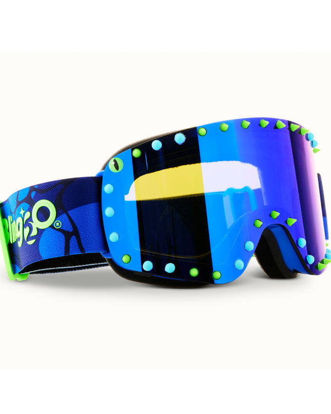 Shining Blue Kids' Ski Goggles
