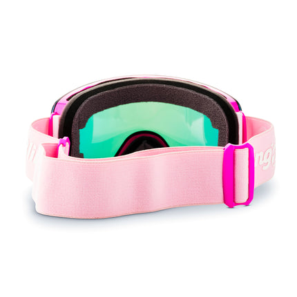 Shining Pink Kids' Ski Goggles