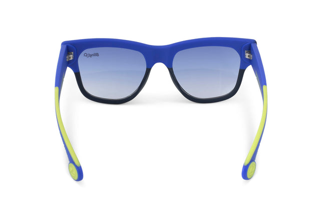 back view of fire island kids' sunglasses in royal sun rays 