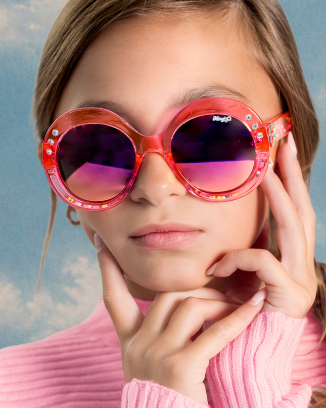 Glass Beach Beachfront Blush Kids' Sunglasses