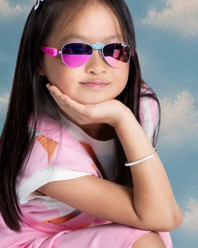 Suntan Turquoise Hampton Beach Kids' Sunglasses