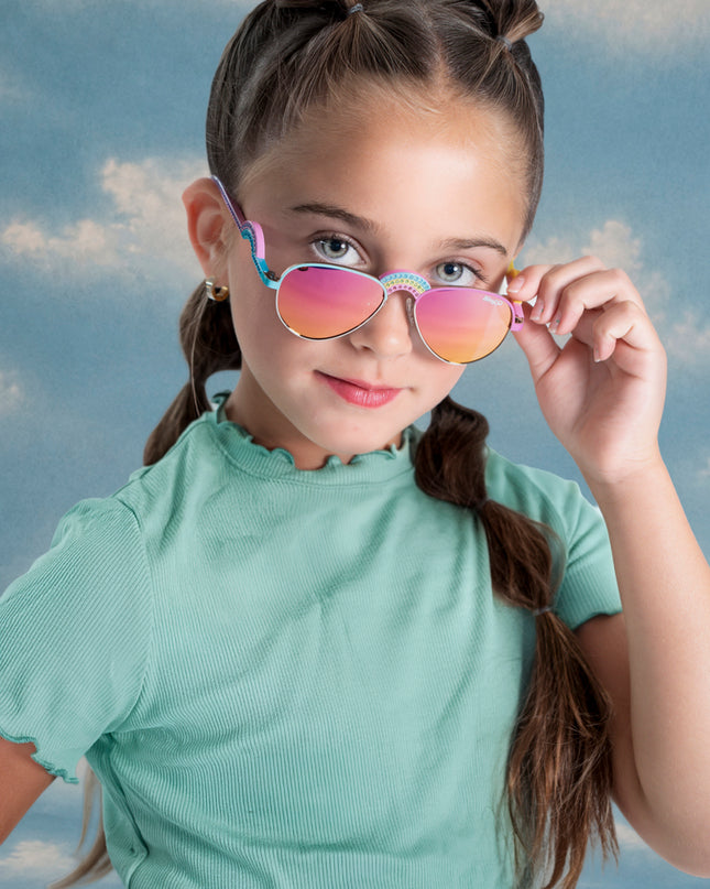 Rising Rainbow Ibiza Beach Kids' Sunglasses