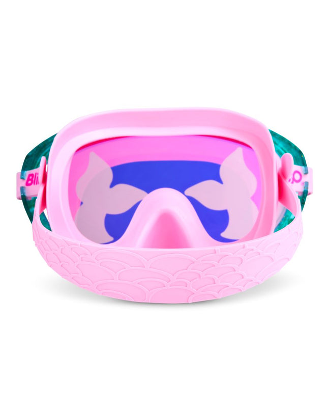 Jewel Pink Mermaid Kids' Swim Mask with Nose Piece