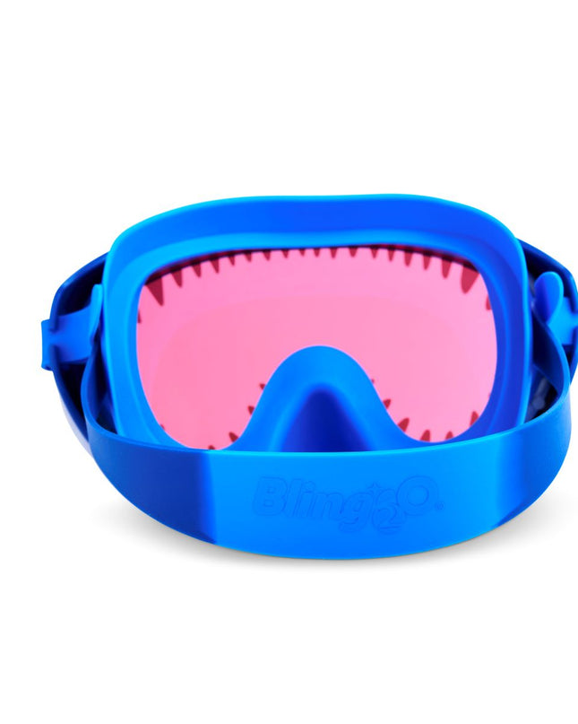 Nibbles Red Lens Shark Attack Kids' Swim Mask with Nose Piece