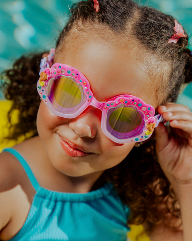 lifestyle image of girl in pool in enchanted shoreline showing detail 