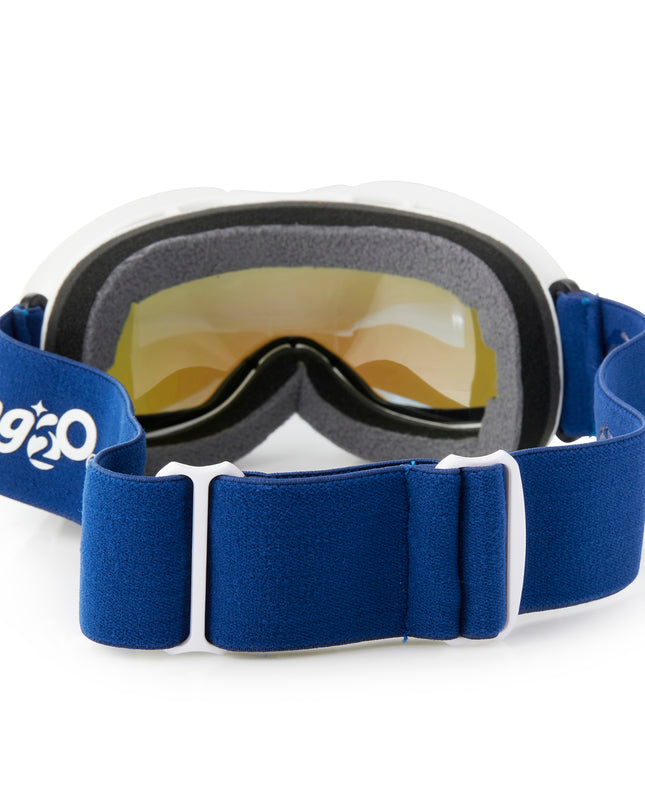 Icicle in White Kids' Ski Goggles