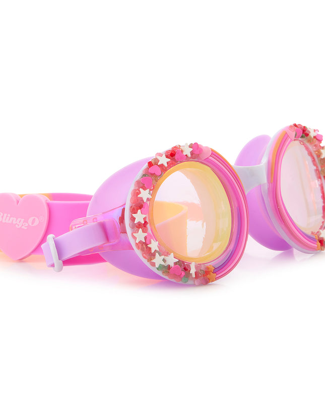 Pink Berry Cupcake Sprinkle Kids' Swim Goggles