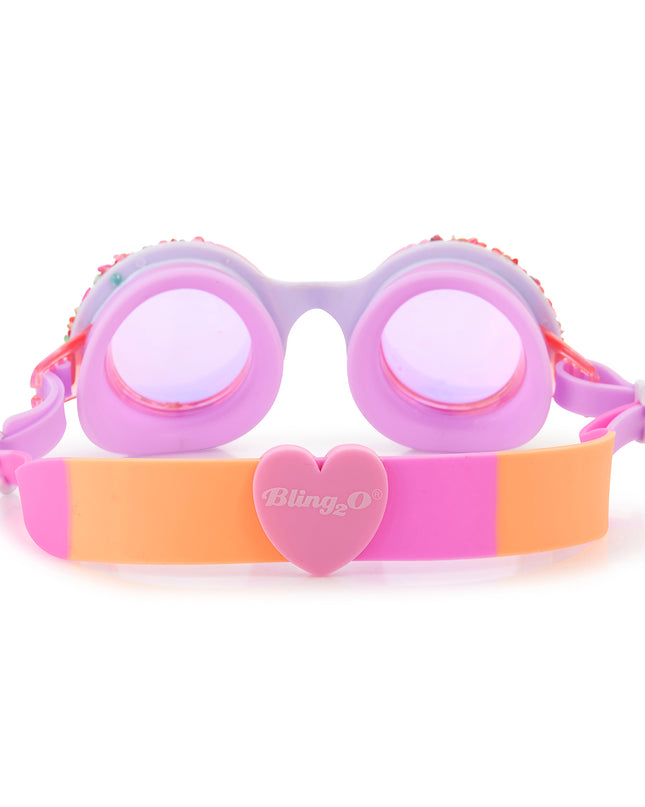Pink Berry Cupcake Sprinkle Kids' Swim Goggles