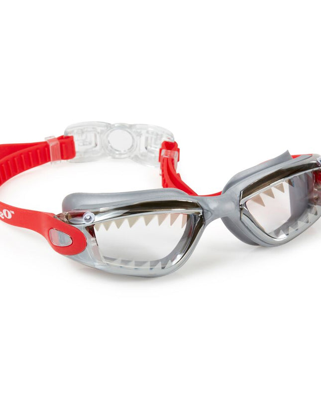 jawsome kids swim goggles in shark grey angle 1
