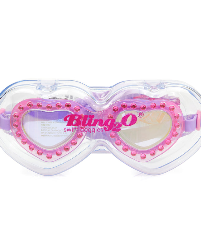 First Crush Fuchsia Heart Throb Kids' Swim Goggles