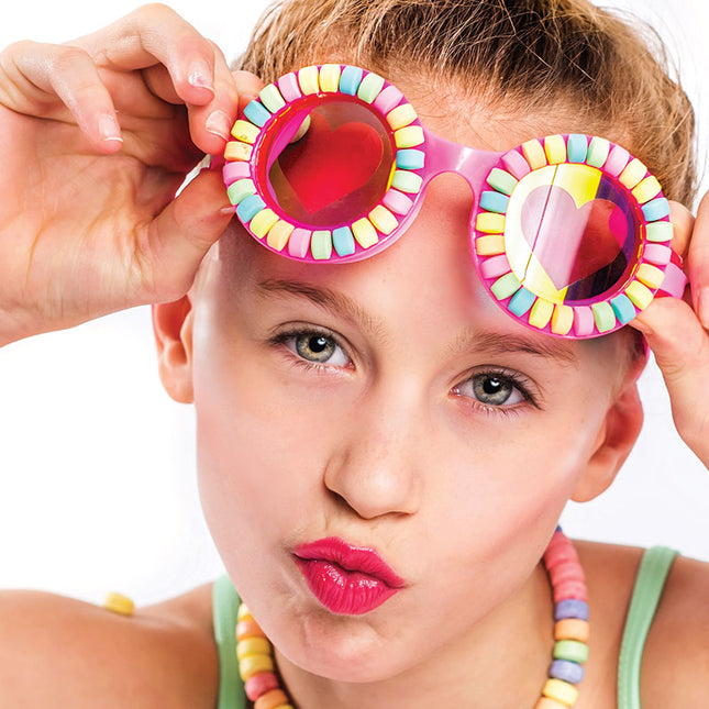 Pink Jewels Kids' Swim Goggles